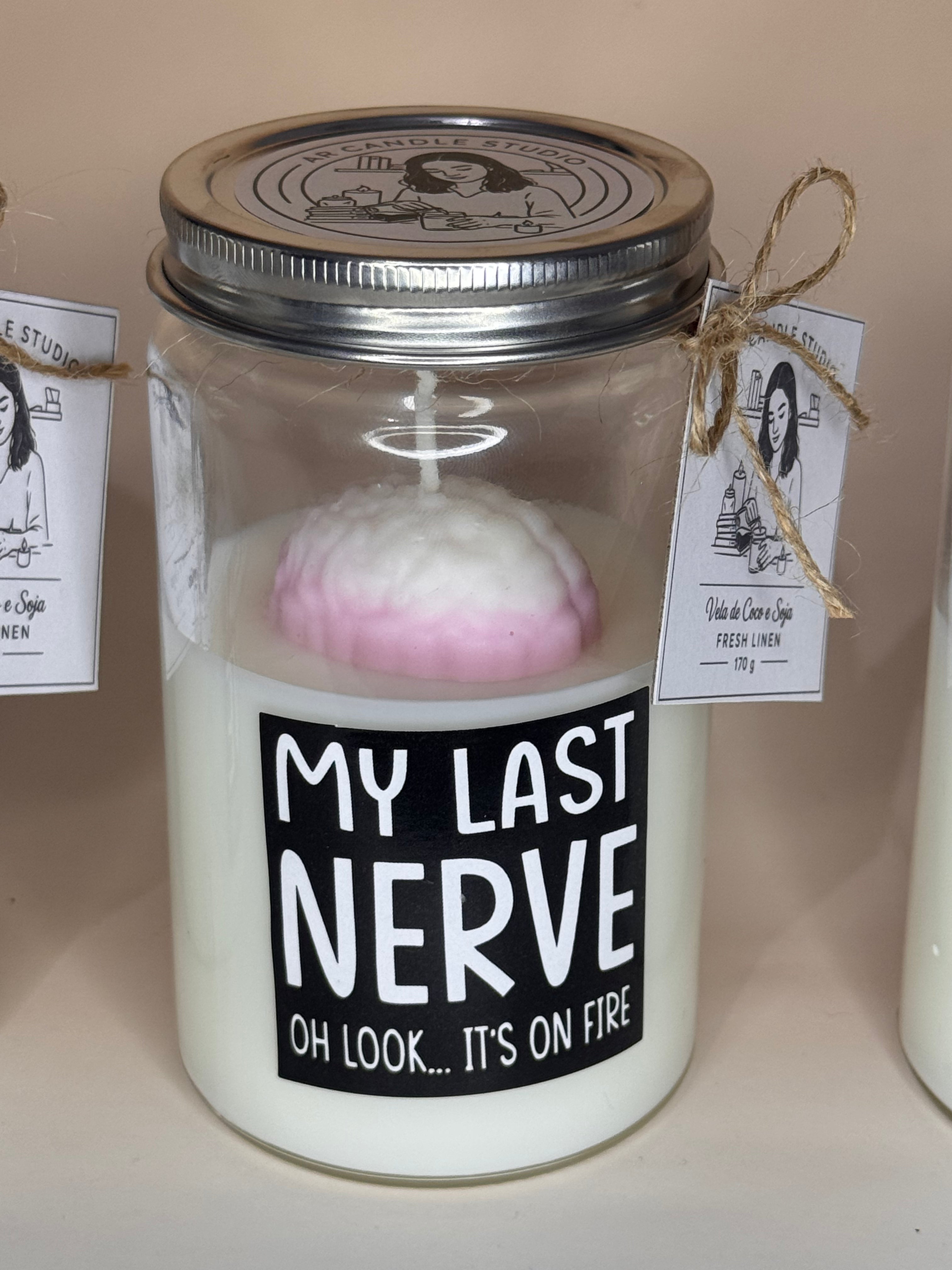 Vela em Copo - My Last Nerve Candle